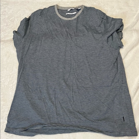 CALVIN KLEIN BLUE AND GREY SHIRT - Picture 1 of 1